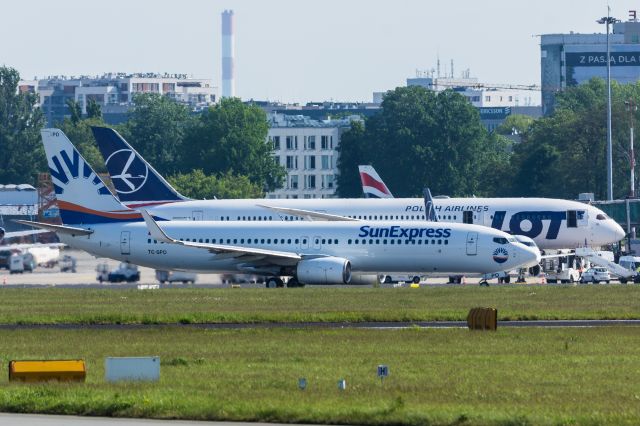 Boeing 737 MAX 8 (TC-SPO) - WAW SPOTTING