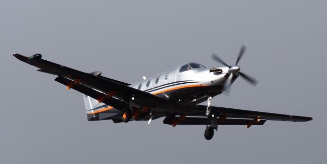 Pilatus PC-12 (VH-TCP) - Coming in the land on runway 23, Adelaide International Airport. Taken from Brooklyn Park, South Australia.