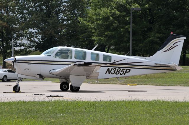 Beechcraft Bonanza (33) (N385P) - Seen at KFDK on 8/20/2009.