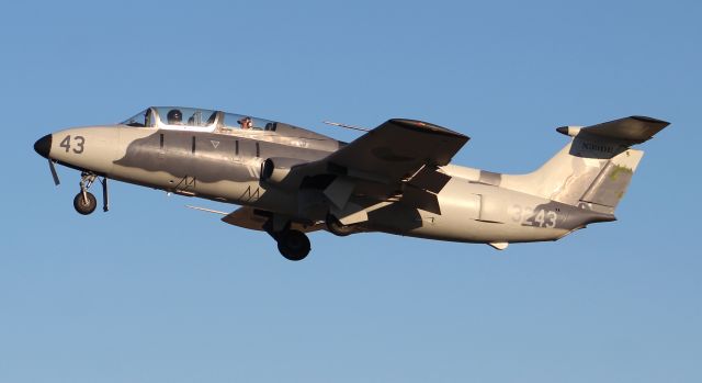 Aero L-29 Delfin (N39DE) - A 1969 model Aero Vodochody L-29 Delfin departing H. L. Sonny Callahan Airport during the Classic Jet Aircraft Association's 2021 JetBlast - late afternoon, March 3, 2021.