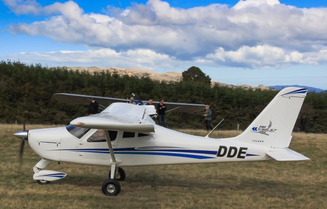 TECNAM SeaSky (ZK-DDE) - Mt Lyford strip, Canterbury, NZ.