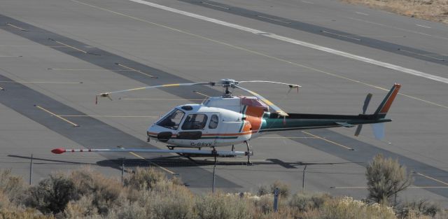 Eurocopter AS-350 AStar (C-GSVY) - Temporarily parked near Mountain West at Carson City airport, Nevada USA