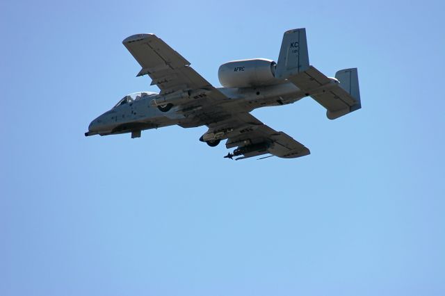 — — - A-10 Flying at Hardwood Range Central WI USA