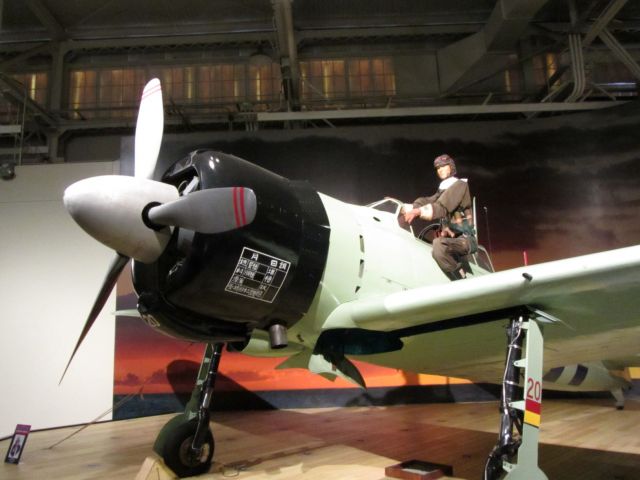 — — - Mitsubishi A6M2 Model 21 "Zero" at Air Museum of the Pacific, Pearl Harbor HI