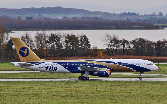 Boeing 757-200 (EI-EWT) - i-fly airlines b757-2 ei-ewt parked at shannon after arriving from novosibirsk russia 19/11/16.