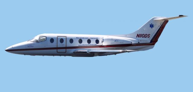 Mitsubishi MU-300 Diamond (N110DS) - Airborne Critical Care, LLCs MU-300 aircraft AKA Critical Care One