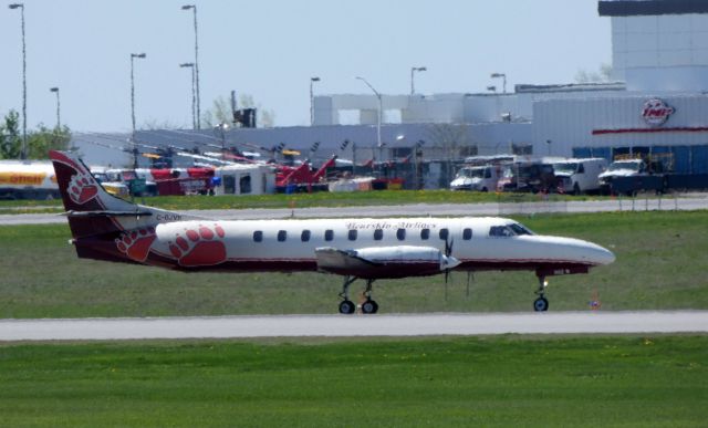 C-GJVB — - Shown here arriving is a Bearskin Airlines Fairchild SA227 in the Spring of 2018. 