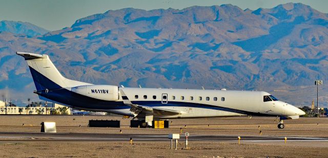 Embraer Legacy 600/650 (N611BV) - N611BV 2002 Embraer EMB-135BJ Legacy 600 S/N 14500637 - North Las Vegas Airport  KVGTbr /Photo: TDelCorobr /December 6, 2024