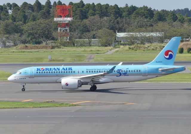 Airbus A220-300 (HL8311) - Tokyo-Narita(NRT) 2019/09/20