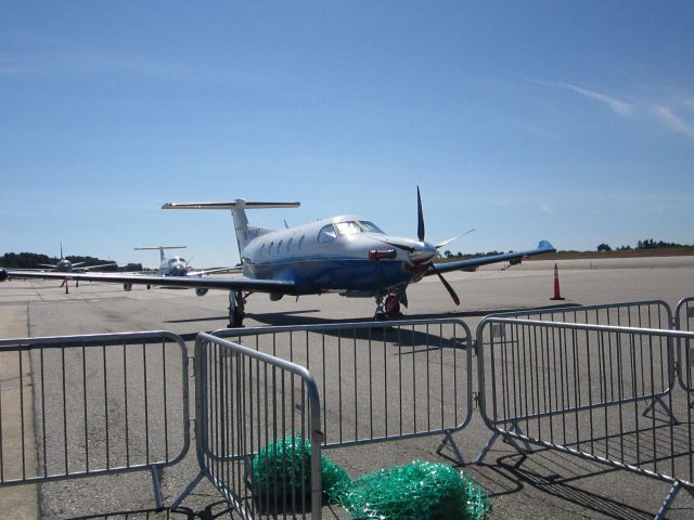 Pilatus PC-12 (N755AF) - A private turboprop at the Thunder Over New Hampshire Airshow.