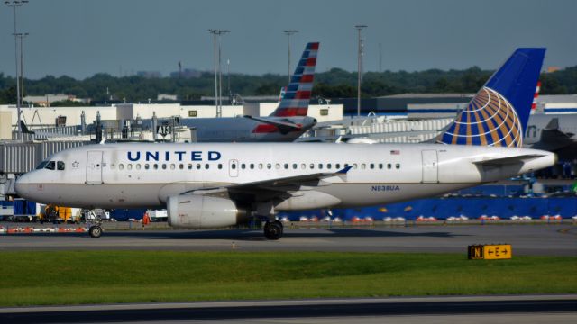 Airbus A319 (N838UA) - 6/21/19 Flew back in May.