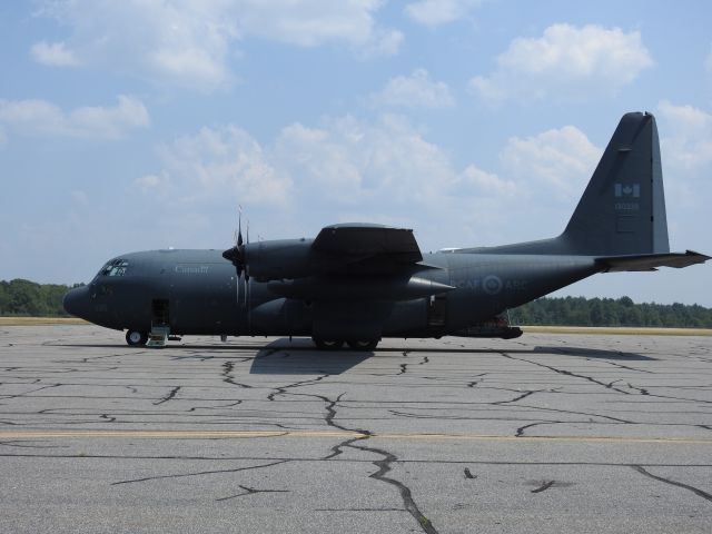 — — - Canada C-130 on training mission at CYQA