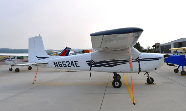 Cessna 175 Skylark (N6524E) - Cessna 175 Skylark N6524E in Spokane Felts Field 