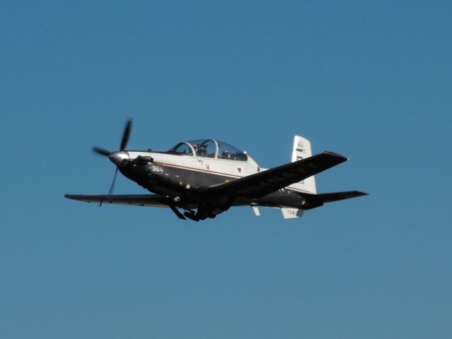 Raytheon Texan 2 (16-6964) - USN T-6 Texan II on the go..