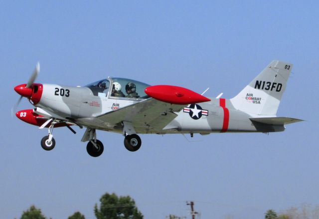 SIAI-MARCHETTI Warrior (N13FD) - Taking off from RWY 24