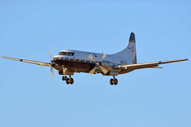 CONVAIR CV-580 (XA-UJI) - Aeronaves TSM Cv-640F XA-UJI landing at Phoenix Sky Harbor on May 15, 2018.