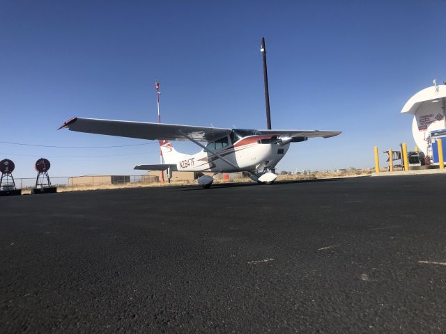 Cessna Skylane (N2647F) - Topping off with fuel at home airport. 