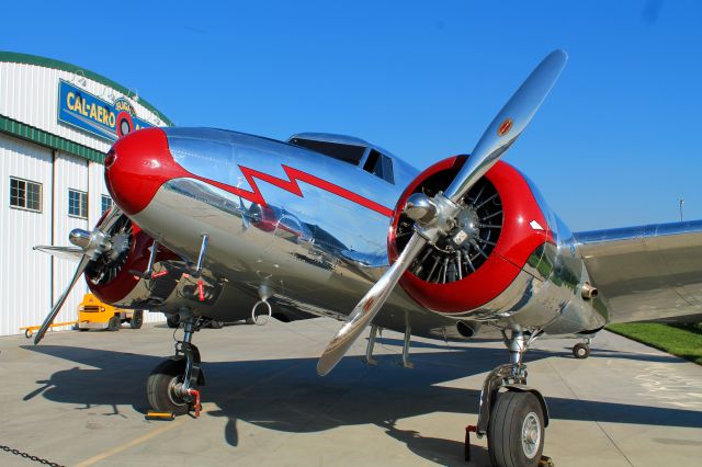 Lockheed L-12 Electra Junior (N18906) - Lockheed 12A Electra Jr.(NC18906) at Cal Aero Aviation Country Club.