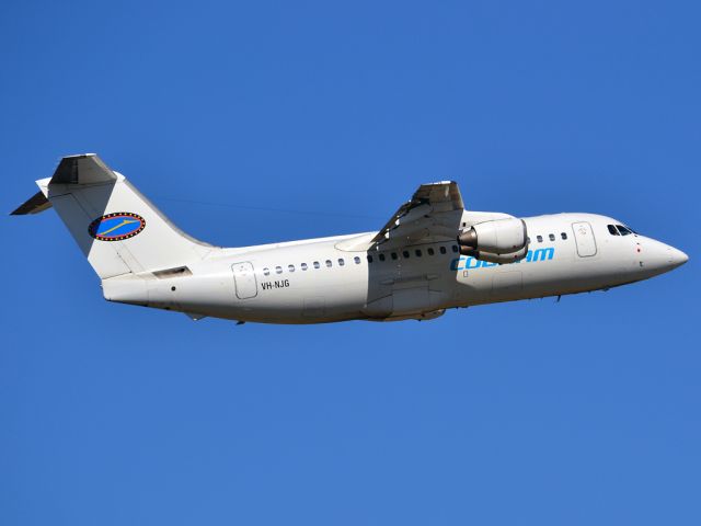 VH-NJG — - Getting airborne off runway 23 on a beautiful Adelaide autumn day. Thursday 12th April 2012.