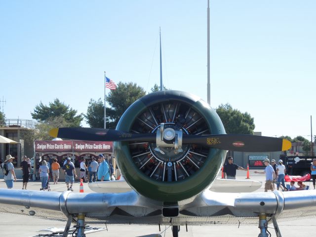 North American T-6 Texan — - A Texan at Thunder in the Desert 2014.