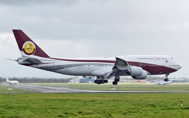 BOEING 747-8 (VQ-BSK) - worldwide aircraft holdings b747-8zv bbj vq-bsk training at shannon 13/9/17.