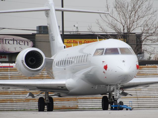 Bombardier Global Express (C-GLUL) - New Global Express for Chartright at YYZ April 15/10.