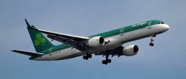 Boeing 757-200 (EI-LBT) - A minute before landing, spring 2019.