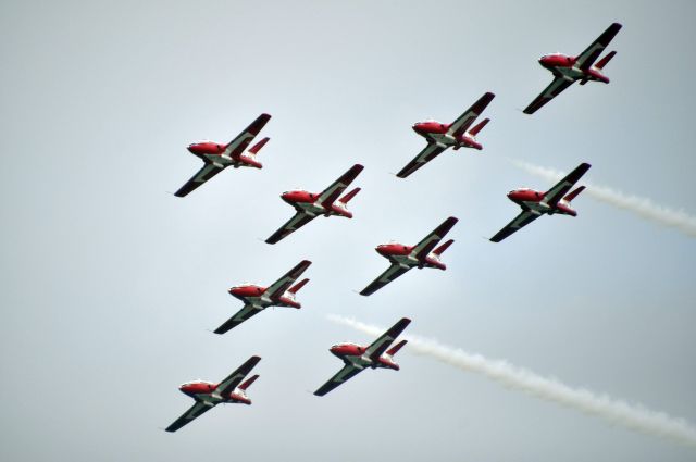 — — - Canadian Snowbirds, 2018 Alliance Airshow, Ft Worth, Texas