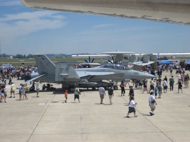 McDonnell Douglas FA-18 Hornet — - F/A-18 on view for the public at the Joint Services Open House 2011 held on Andrews Air Force Base.