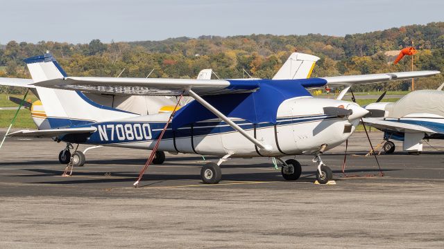Cessna Skylane (N70800) - N70800 parked on the ramp at Frederick Municipal Airport 