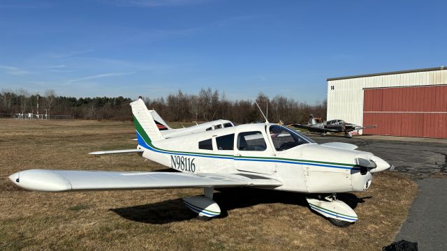 Piper Cherokee (N98116) - Just took a test flight with new owner of the plane. 