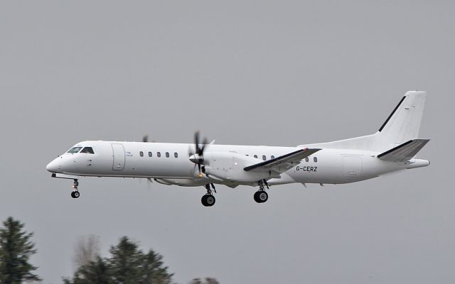 JETSTREAM Jetstream 41 (G-CERZ) - eastern airways saab-2000 g-cerz landing at shannon 19/10/18.