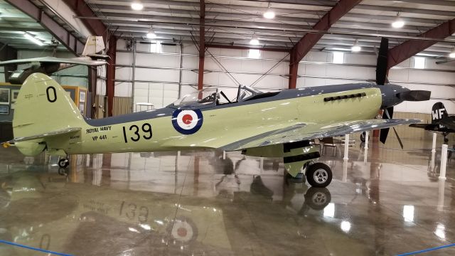 N47SF — - This Supermarine Spitfire is located in Montana in a private collection at the Crystal Lakes Resort.