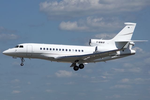 Dassault Falcon 7X (F-WWHF) - cn203, now registered as N24TH. August 2013.