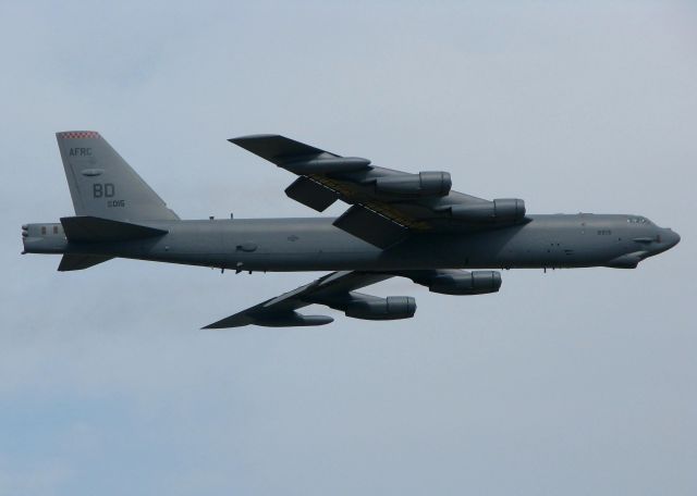 Boeing B-52 Stratofortress (60-0015) - Doing touch and goes at Barksdale Air Force Base.