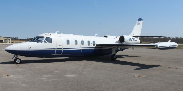 IAI 1124 Westwind (N816LC) - A 1980 model IAI 1124 Westwind on the ramp at Pryor Field Regional Airport, Decatur, AL - around mid-day, March 28, 2022.