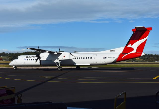 de Havilland Dash 8-400 (VH-84F) - Qantaslink Dash 8-402Q VH-84F (msn 4460) at Wynyard (Burnie) airport Tasmania Australia on 17 May 2025.