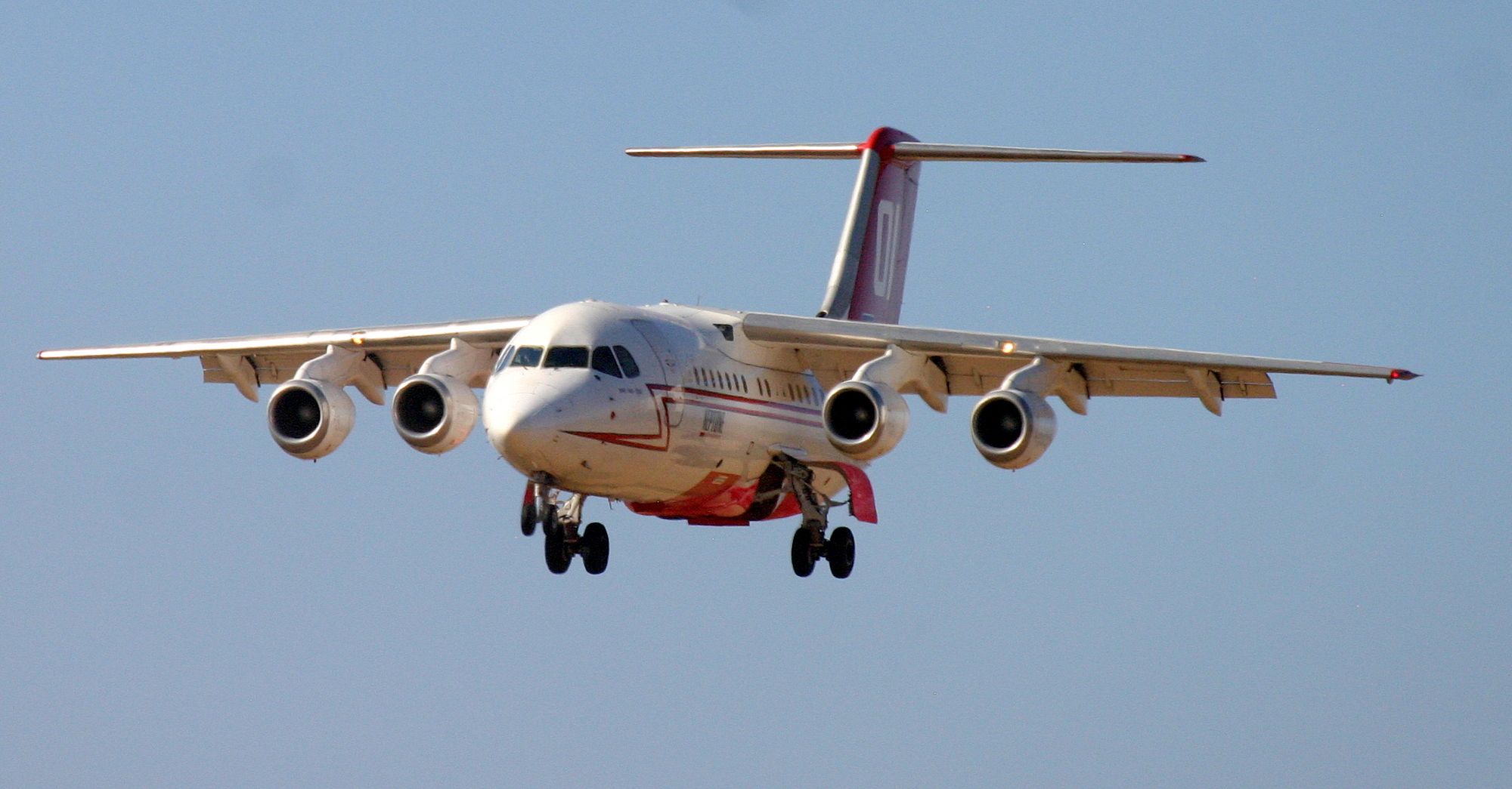 British Aerospace BAe-146-200 (N473NA) - KRDD - Tanker 01 returning from Weed, CA Boles Fire Sept 2014.br /br /E2045br /Aircraft Type British Aerospace 146-200Abr /First Flight 24. Oct 1985br /Age 30.7 Years