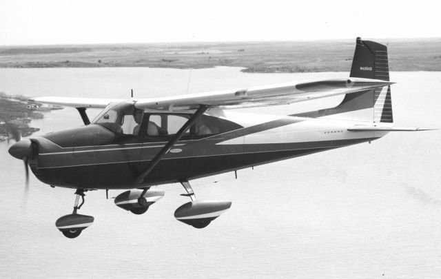 Cessna Skylane (N4054D) - My plane was the prototype for the Skylane and used as a model for sales brochures.  Also on the cover of the first AOPA magazine, March 1958