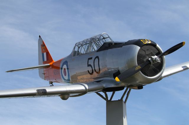 North American T-6 Texan (ANZ1050) - The "Gate Guardian" to the Royal New Zealand Air Force Museum at Wigram, Christchurch