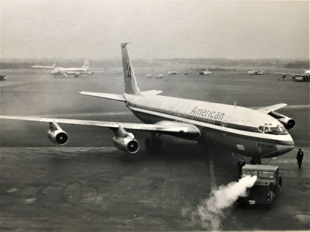 Boeing 707-100 — - From the observation deck at Baltimore Friendship Airport on Jan 1969