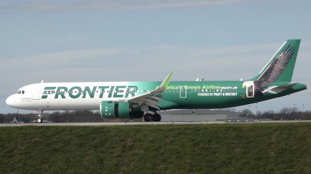 Airbus A321neo (N603FR) - AMERICAS GREEN AIRLINE!!! Frontier’s newest aircraft!!