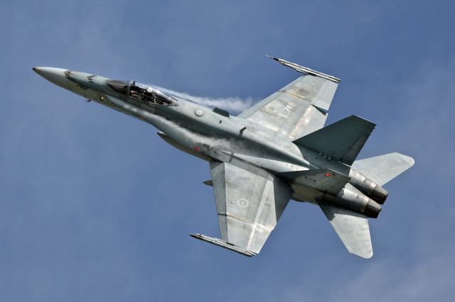 McDonnell Douglas FA-18 Hornet (18-8748) - Royal Canadian Air Force CF-188 at Air Show London 2018