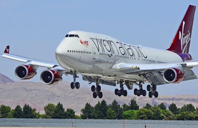 Boeing 747-400 (G-VAST) - Virgin Atlantic Airways Boeing 747-41R G-VAST (cn 28757/1117) "Ladybird"    Las Vegas - McCarran International (LAS / KLAS)  USA - Nevada, May 26, 2011  Photo: Tomás Del Coro