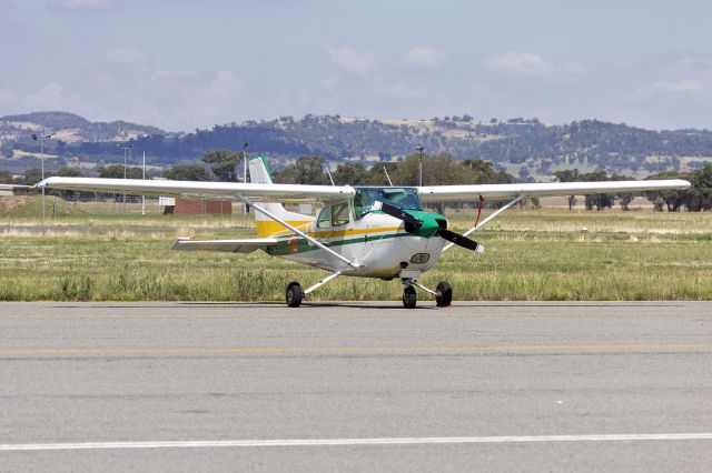 Cessna Skyhawk (VH-DLA) - Oberon Aviation Services (VH-DLA) Cessna R172K Hawk XP parked on the tarmac at Wagga Wagga Airport.