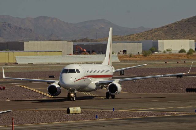 Embraer 170/175 (N170EH) - Honeywell ERJ 170-100 LR N170EH at Phoenix Deer Valley Airport on September 17, 2019. 