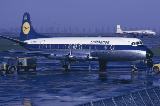 VICKERS Viscount (D-ANAD) - March 1969 at Düsseldorf (EDDL)