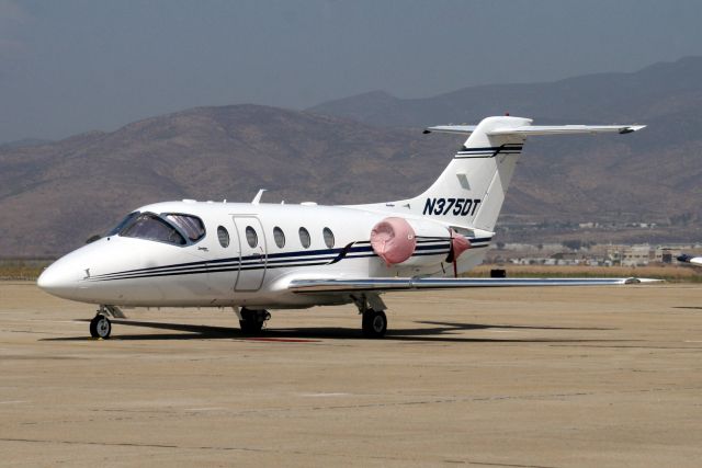 Beechcraft Beechjet (N375DT) - Recently arrived from KLAS on 12-Aug-11.