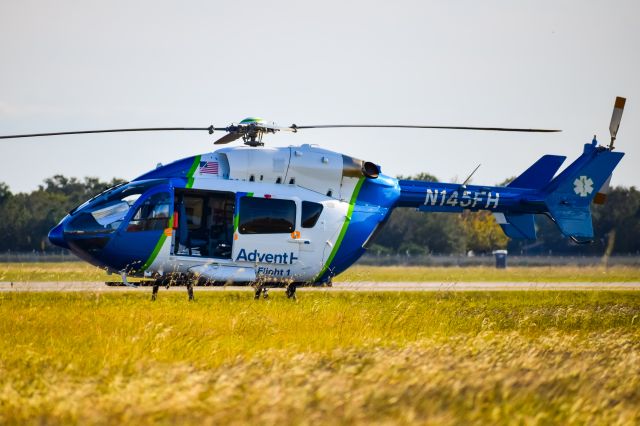 KAWASAKI EC-145 (N145FH) - Year: 2004br /Make: Eurocopterbr /Model: EC-145br /Opby: AdventHealth Flight 1br /Callsign: Archangel 1