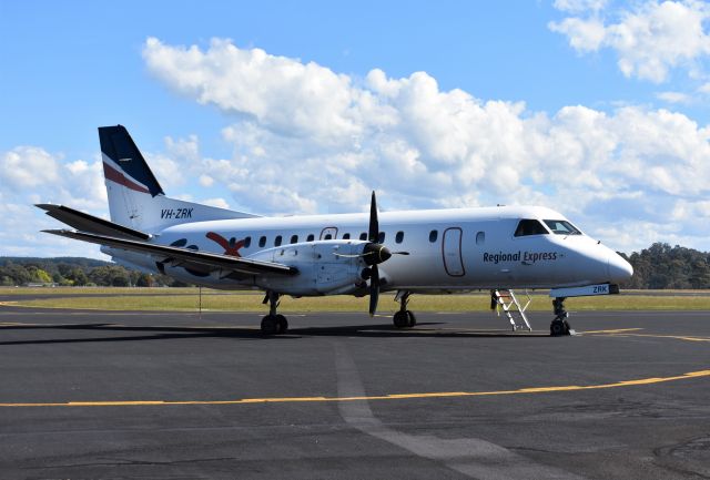 Saab 340 (VH-ZRK) - Regional Express Saab 340B VH-ZRK (msn 397) at Wynyard Airport Tasmania, 6 November 2022.